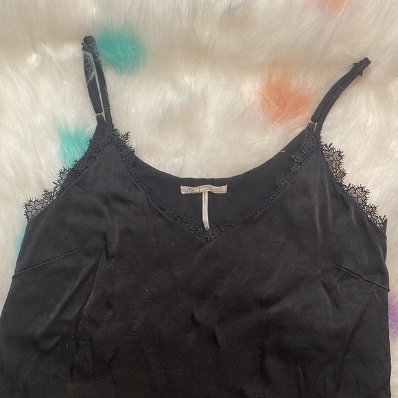 FLOREAT‎ By Anthropologie Black Tank Top - Picture 2 of 6
